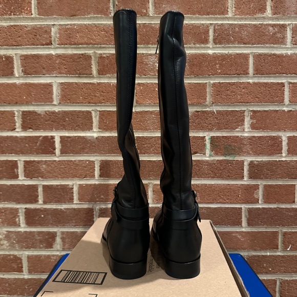 Frye Melissa Leather Riding Boots Back Zip Snap Tall Boots Women's Sz 7 B - Picture 6 of 10